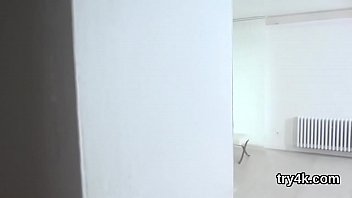 Lovable sweetie gives a head in pov and gets tight quim drilled