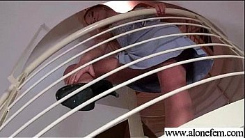 Solo girl get to orgams with all kind of sex toys video 20