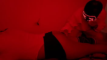 Latina stepmother fucks her stepson on halloween