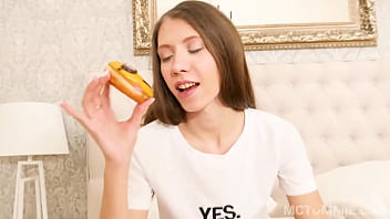 Perfectly innocent looking stephanie moon touches herself in this video