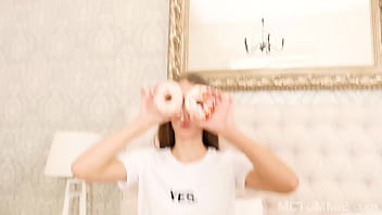 Perfectly innocent looking stephanie moon touches herself in this video