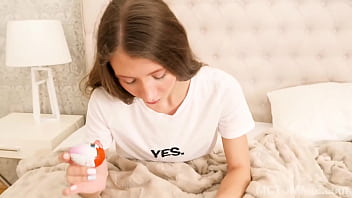 Perfectly innocent looking stephanie moon touches herself in this video