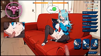 Onimusume yankee hentai game ep 2 making my game girl roomate pregnant with multiple creampie