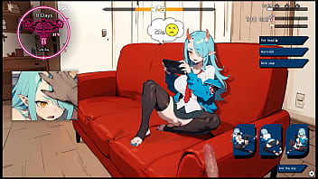 Onimusume yankee hentai game ep 2 making my game girl roomate pregnant with multiple creampie