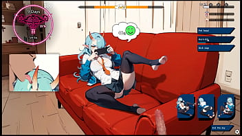 Onimusume yankee hentai game ep 2 making my game girl roomate pregnant with multiple creampie