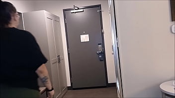 My uber eats client let me spoon feed her my cum off her face after she sucked me dry as a tip