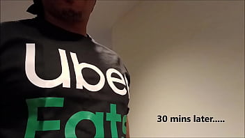 My uber eats client let me spoon feed her my cum off her face after she sucked me dry as a tip