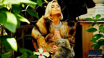 Amazing playmate with big tits talking and modeling