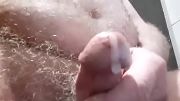 Rustyas1 masturbating with piss i cum twice