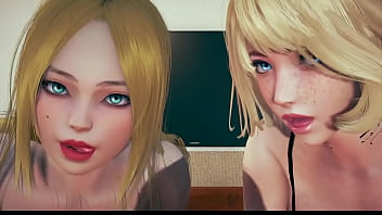 Ugly stud buggers two blondes