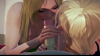 Ugly stud buggers two blondes