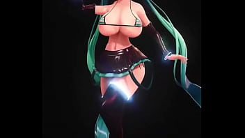Hatsune miku moves the body only for you
