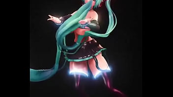 Hatsune miku moves the body only for you