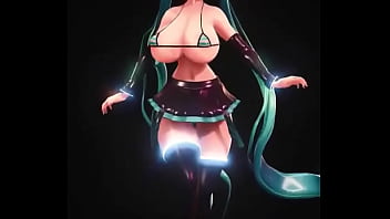 Hatsune miku moves the body only for you