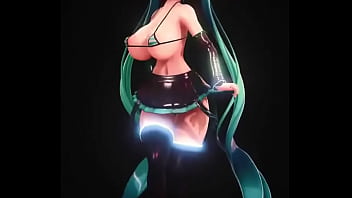 Hatsune miku moves the body only for you