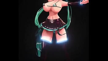 Hatsune miku moves the body only for you