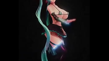Hatsune miku moves the body only for you