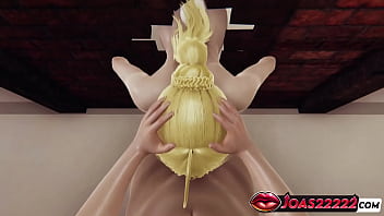 Sensational bunny cosplay artoria pendragon standing cunnilingus with squirt and loud moanings