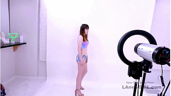 Runway ready brunette got seduced by the producer