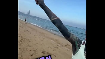 Running in tourest hell pattaya dfelt never so weird while running was the only one for sure out here making real