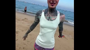 Running in tourest hell pattaya dfelt never so weird while running was the only one for sure out here making real