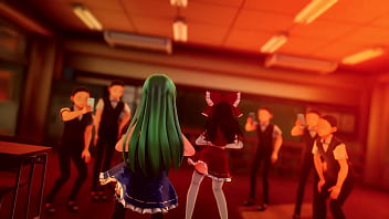 Touhou girls sex photoshoot mmd by krag