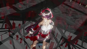 Genshin impact layla hentai sex and dance undress wiggle wiggle missionary doggy style mmd 3d red clothes clip