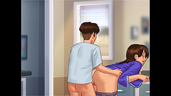 Let's play summertime saga sex with debbie in the kitchen