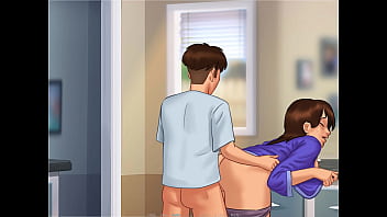 Let's play summertime saga sex with debbie in the kitchen