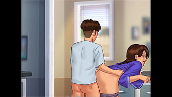 Let's play summertime saga sex with debbie in the kitchen