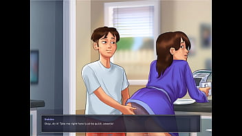 Let's play summertime saga sex with debbie in the kitchen