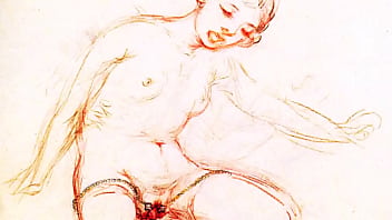 Retro erotic drawings