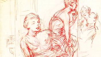 Retro erotic drawings