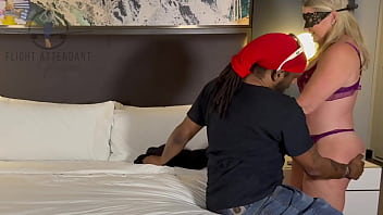 Dick delivery for flight attendant fiona