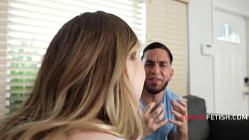 Horny step siblings use a teen friend over the weekend freeuse fun