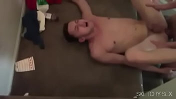 On The Staircase Fuck Gangbang thumbnail