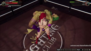 Jennifer vs red nf3d female kinky femdom combat