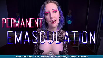 Permanent Emasculation Preview Cruel Castration Gelding Penectomy Pov By Miss Faith Rae With Verbal Humiliation And Sadism Hd 1080p Mp4 thumbnail