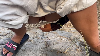 Public pissing compilation in nature traveling by car pov free