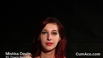 Nasty honey gets sperm shot on her face sucking all the semen Nasty honey gets sperm shot on her face sucking all the semen