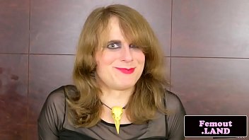 Masturbating Amateur Tranny Tugging Her Cock thumbnail