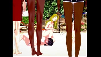 Girl gets sunscreen'd by total stranger