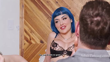 Husband catches wife cheating finds it hot that she has cucked him chad alva jewelz blu ken feels