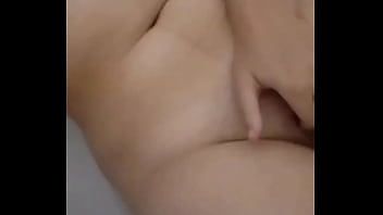 Playing with pussy in bath