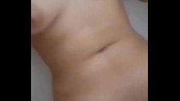 Playing with pussy in bath