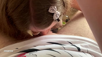 Cute slutty babe sucking sucking dick and mouth fucked till getting oral creampie