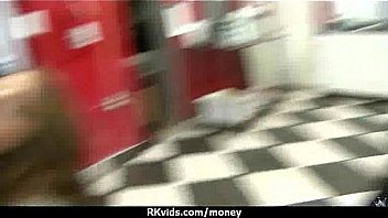 Sensual girl talked into having sex for cash 9