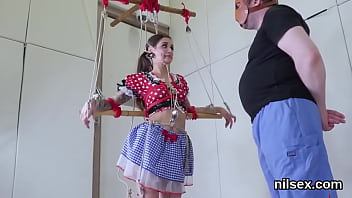 Crazy tart gets her fuckholes gaped and intensely nailed