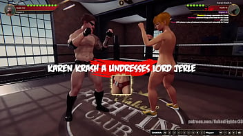 Jerle vs karen nf3d mixed kinky combat
