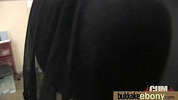 Interracial gangbang with white dicks 19